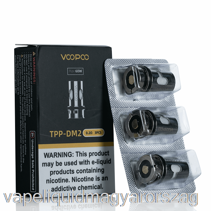 Voopoo Tpp Cseretekercsek 0,2 Ohm Tpp-dm2 Mesh Tekercsek Vape E Cigi